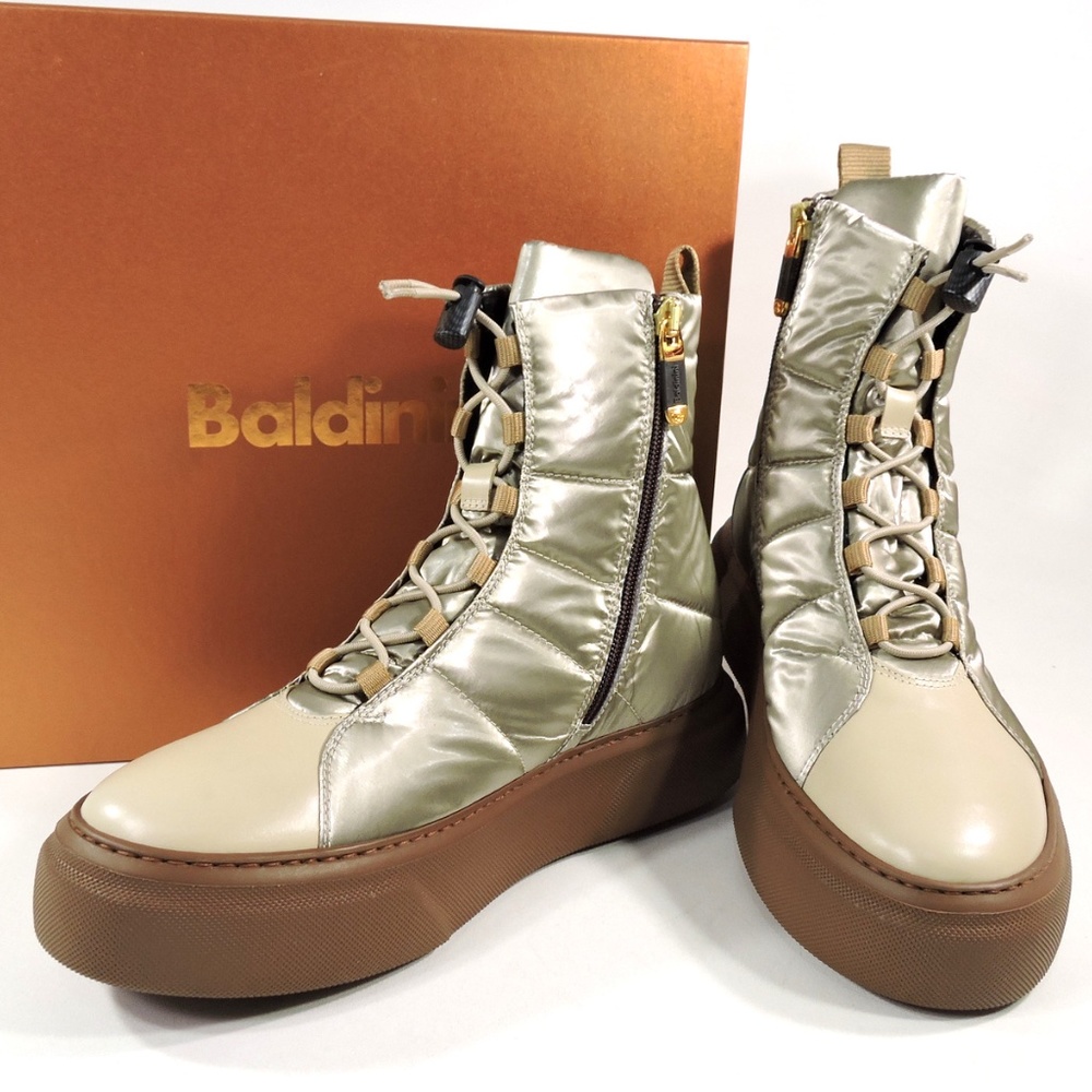 BALDININI🇮🇹WOMEN'S BEIGE WINTER BOOTIE - Picture 10 of 10